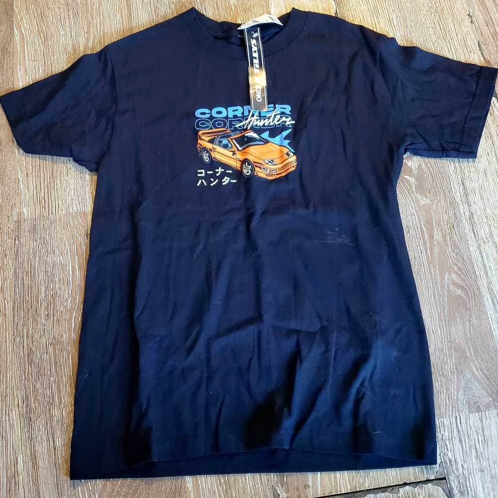 Tilly's Black Graphic Car Tee